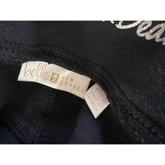 Kim Gravel Tall Flexibelle Belle Curve Slim-Leg Jeans BLACK NWOT SIZE 26WT - Picture 7 of 8